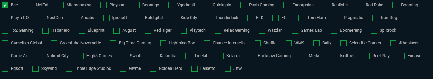 Провайдеры казино Колумбус